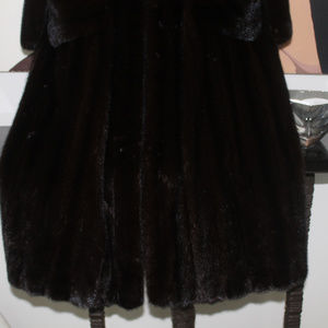 Mink fur coat, full length, size 8. from the 30's